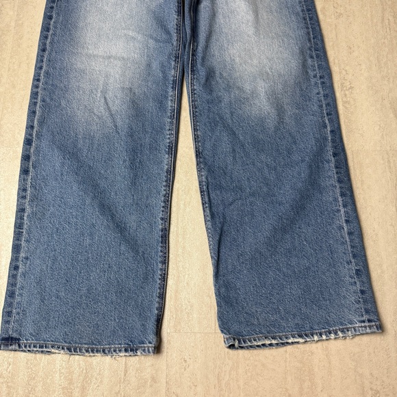 American Eagle jeans strigid curvy super high-waist baggy straight jean - Picture 3 of 12